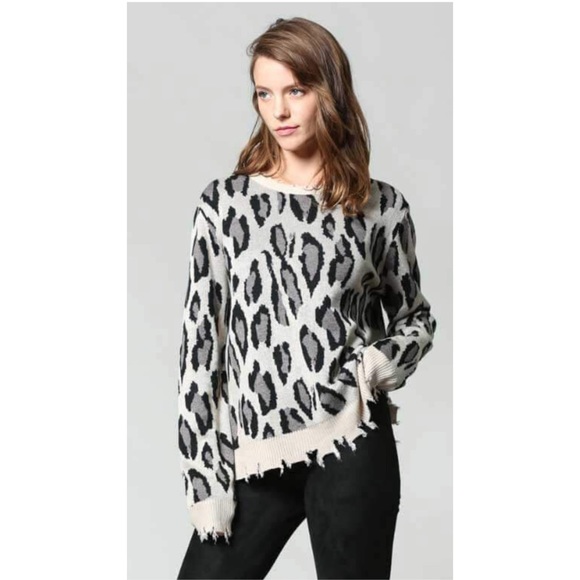 fate leopard sweater